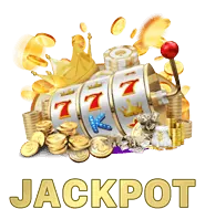 Hình ảnh sảnh casino sang trọng với máy đánh bạc và biểu tượng jackpot lớn tại LC88 Đăng Ký